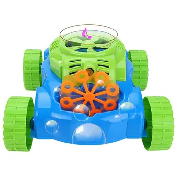 Электронная газонокосилка, ходунки, машина для выдувания пузырей с музыкой, подвижные игрушки на открытом воздухе для детей