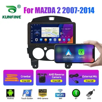 10,33 Дюймовый Автомобильный Радиоприемник Для MAZDA 2 2007-2014 2Din Android Восьмиядерный Автомобильный Стерео DVD GPS Навигационный Плеер QLED Экран Carplay