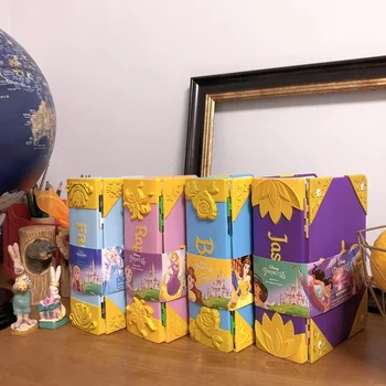 Сказочная Диснеевская Эльза, Жасмин, Рапунцель, замок принцессы, коробка с игрушками в книжном стиле, Милый набор игрушек для ролевых игр для девочек, подарки на день рождения для девочки