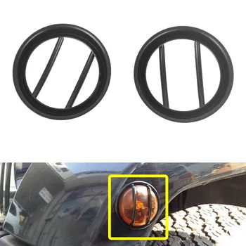 для Jeep Wrangler JK 2007-2017 Колесная накладка для бровей, Защитная крышка указателя поворота, автомобильные Аксессуары