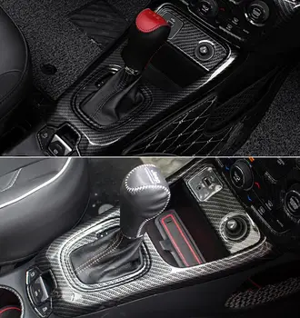 Для Jeep Compass 2017-2021 Новая наклейка для отделки коробки переключения передач Изменение Аксессуаров для укладки Крышка центральной панели управления автомобиля