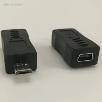 USB-разъем Micro USB штекер к Mini USB 5-контактный разъем для подключения адаптера для планшетного компьютера Электрические детали 300 шт./лот