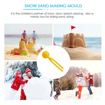 Круглая форма для игры в снежки, детская песочная форма для игры в снежки, пляжная игрушка