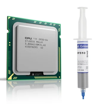 Термопаста для GPU CPU HY510 Термопроводящий компаунд Силиконовая смазка Паста для охлаждения чипсета GPU CPU Серый Процессорный кулер