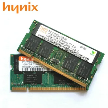 Чипсет Hynix Ноутбук DDR 1 ГБ DDR1 1 ГБ 333 МГц PC2700 PC-2700S 1G Оперативная память ноутбука 200pin Sodimm 333 МГЦ PC 2700S
