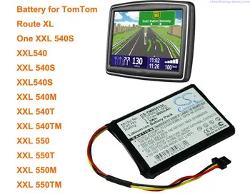 Аккумулятор емкостью 900 мАч P11P20-01-S02 для TomTom XXL 540S, Route XL, 540M, 540T, 540TM, 550 550М, 550 Т, 550TM, XXL540, XXL540S