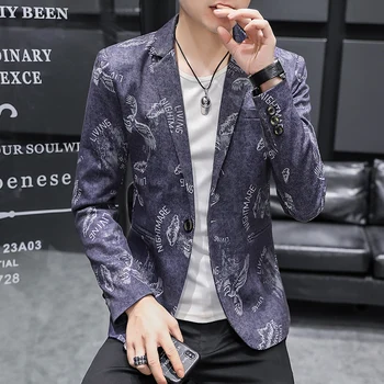 Весной 2023 года Новый блейзер с длинными рукавами, корейская версия тонкого красивого молодежного модного повседневного костюма-куртки Hundred Take