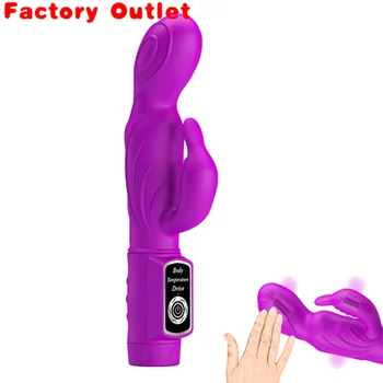 Чувствительный к телу силиконовый вибратор, водонепроницаемый, вибратор-кролик, стимулятор клитора, вибратор G Spot Vibe, секс-игрушка для женщин