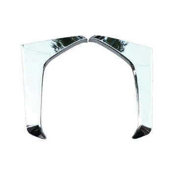 Автомобильный хромированный серебристый спойлер на заднем стекле Canards Splitter для Forester 2019-2022 Наклейка для отделки лобового стекла