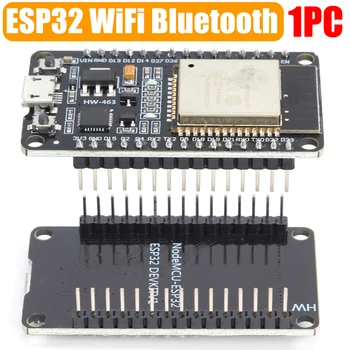 Для ESP-32S ESP-WROOM-32 ESP32 Плата разработки, совместимая с Wi-Fi Bluetooth, модуль печатной платы с аксессуарами для антенны