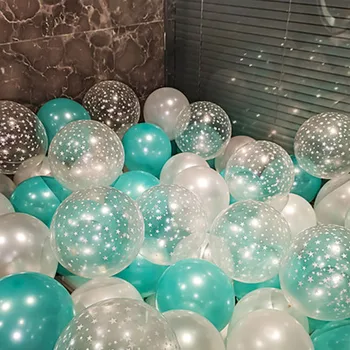 20шт 12-дюймовых Прозрачных Латексных воздушных шаров в виде звездочек, украшения для вечеринки с Днем Рождения, Взрослые Дети, Мальчик, Девочка, Детский душ, Свадебные принадлежности