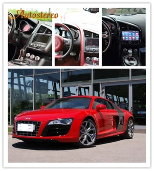 Для Audi R8 2007 + V8 2014 + V10 Android 10,0 6 ГБ 128 Автомобильный GPS Навигация Авто Стерео Головное Устройство Мультимедийный Плеер Магнитола