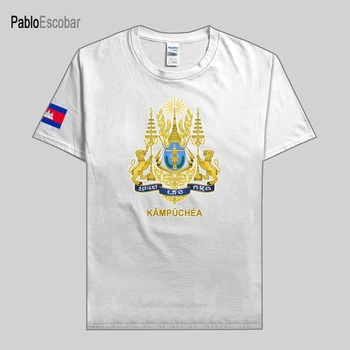 Камбоджа Кампучия мужская футболка трикотажные изделия национальная хлопчатобумажная футболка топы футболка кантри одежда уличная КХМ Камбоджийский кхмерский