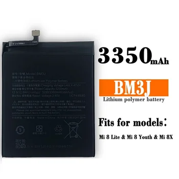 100% Оригинальный Аккумулятор BM3J 3350 мАч Для Xiaomi Mi 8 Lite MI8 Lite BM3J Высококачественные Сменные Батареи Для Телефона + БЕСПЛАТНЫЕ Инструменты