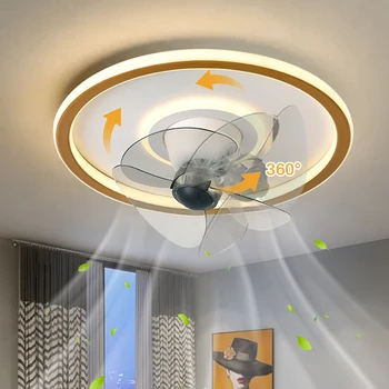 Современная простая светодиодная лампа с потолочным вентилятором без лопастей потолочный вентилятор для спальни с дистанционным управлением потолочные вентиляторы со светильником