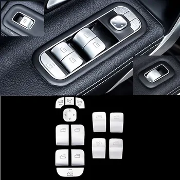 Наклейка На Кнопку Подъема Оконного Стекла Автомобиля Для Mercedes Benz A W177 B W247 GLB X247 2020-2023 Аксессуары Для Интерьера Авто