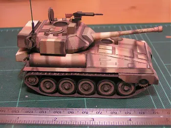 F V101 танк Scorpion камуфляж 3D бумажная модель DIY