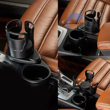 2x Автомобильных Подстаканника, Расширительные чашки, Вращающиеся на 60 °, Многофункциональная чашка для воды, Универсальная бутылка для напитков