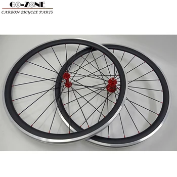 диски из углеродистого сплава 700c 38 мм решающая алюминиевая колесная пара колеса с легкосплавной тормозной поверхностью колеса для шоссейных велосипедов из углеродистого алюминия