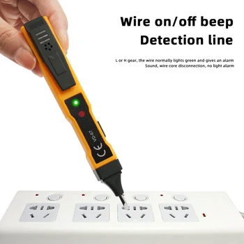 Многорежимная индукционная тестовая ручка, карандаш для проверки точки обрыва провода под напряжением / фазы, бытовые измерительные приборы