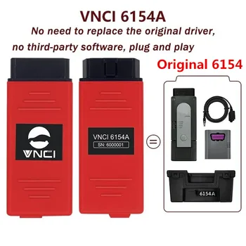 Новый VNCI 6154A ODIS 9.10 Поддерживает Протокол CAN FD DoIP и онлайн-функции Оригинальная Крышка драйвера Диагностического инструмента SVCI 6154