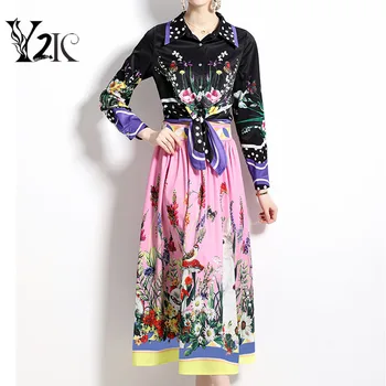 Y2K дизайнер одежды fachion шикарная французская уличная одежда, рубашка с цветочным мультяшным принтом, топы и юбки, комплект из двух предметов, костюм, наряд ZA