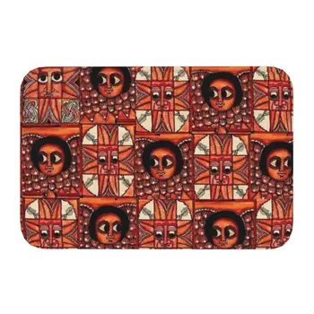 Эфиопский коврик Habesha Art, нескользящий коврик для ванной, кухонный приветственный коврик, Входная дверь в сад, гараж, ковер, коврик для ног