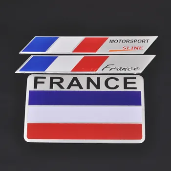 Автомобильные Наклейки с французским флагом, Эмблема Франции, Наклейка на мотоцикл для BMW Ford Peugeot Renault Citroen, Аксессуары для автостайлинга