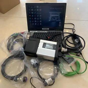 2023.09 Диагностический Инструмент Mb Star C5 Sd Connect Wifi с Новейшим Программным обеспечением SSD 480GB Ноутбук D630 4GB WINDOWS10