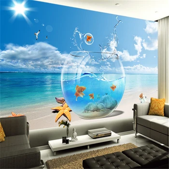 бейбеханг с видом на океан большие 3D фрески обои papel de parede 3d обои на заказ HDTV фон гостиная спальня