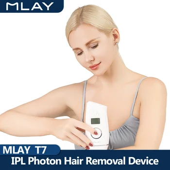 Лазерный эпилятор для женщин MLAY T7 Mini Home Machine Перманентная эпиляция Ipl, удобный эпилятор