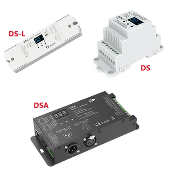 DMX-адрес DMX-SPI Декодер преобразует универсальный цифровой сигнал DMX512 / 1990 в SPI (Данные или Data + Clock) для управления пиксельной светодиодной лентой