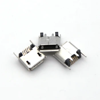 1-10 шт./лот разъем Micro mini USB разъем для зарядки док-станция для ZX80-B-5P MICRO USB B тип вертикальный разъем SMT 5P