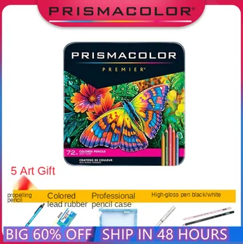 оригинальный цветной карандаш Prismacolor Premier 72 soft core из США, количество карандашей Sanford Prismacolor 72 шт., с дополнительными 5 инструментами PC935 PC938