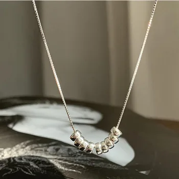 Изящное ожерелье из мелких бусин 2022, Новое женское легкое роскошное ожерелье нишевого дизайна высокого класса