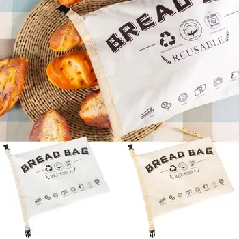 Сумка для вещей, сумка для организации кухни, Хлопчатобумажный контейнер для хлеба, Многоразовый льняной пакет для хранения продуктов, сумка для хлеба, принадлежности для домашнего хранения