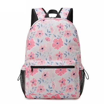 Школьный рюкзак для девочек 2023, школьные сумки с цветами для девочек, рюкзаки большой емкости для школьников, зеленый, розовый, фиолетовый, новинка