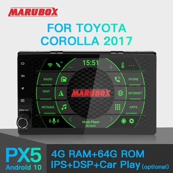 Автомобильный Мультимедийный Плеер MARUBOX KD9044 для TOYOTA COROLLA 2017 Android 10 DSP Стерео Радио 9 