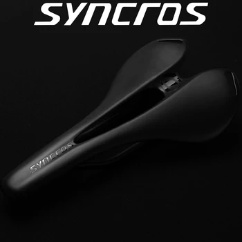 Syncros Матовое полностью углеродное волокно, MTB Велосипедное седло, Дорожный / горный Складной Велосипед, Подушка переднего сиденья, велосипедные детали 143 * 270 мм