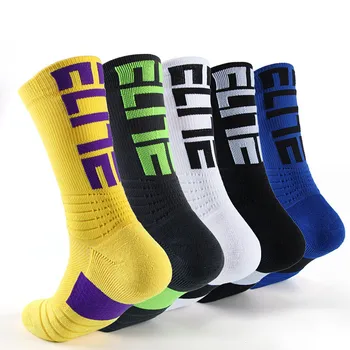 Профессиональные баскетбольные носки, боксерские элитные толстые спортивные носки, нескользящие прочные носки для полотенец для скейтборда, нижние носки, чулок