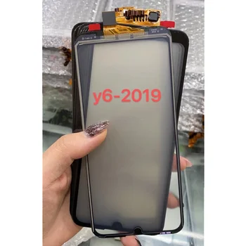 10шт ЖК-Передняя Сенсорная Стеклянная Линза Digitizer Panel Для HuaWei Y6 Y5 Y7 2018 Y6 2019 Замена Экрана Ремонт