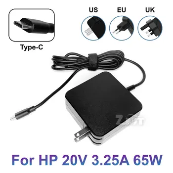 65 Вт USB Type-C AC Адаптер Питания Для Ноутбука Зарядное Устройство Для HP EliteBook Spectre 13 Elite X2 TPN-AA03