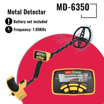 Подземный металлоискатель MD-6350 Gold Digger Treasure Hunter MD6350 Профессиональное оборудование для обнаружения, водонепроницаемый детектор