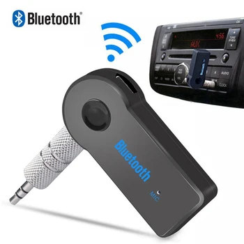 2 в 1 Беспроводной адаптер аудиопередатчика Bluetooth 5.0 3,5 мм для автомобильной музыки, аудио Гарнитура Aux, Принимающая беспроводной адаптер громкой связи
