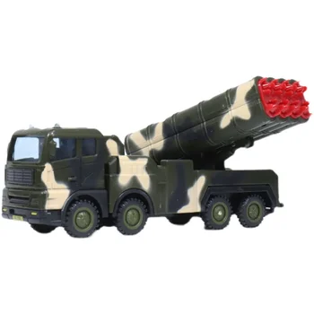 имитационная пластиковая модель бронированного автомобиля в масштабе 1: 64, игрушечный ракетный автомобиль, детская военная автомобильная игрушка, горячая распродажа оптом