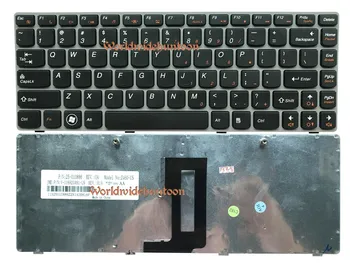 Оригинальная фирменная новинка Reboto, английская клавиатура для ноутбука, совместимая с Lenovo Z460 Z465, американская раскладка, Серая рамка, 100% Полностью протестирована