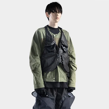 Двусторонний удлинитель жилета Guerrilla group, сумка через плечо из ткани ripstop, крепление для аксессуаров techwear