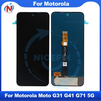 Оригинальный Amoled Для Motorola Moto G31 G41 G71 5G ЖК-дисплей Сенсорный Экран Для Moto G71 ЖК-дисплей Дигитайзер Запасные Части
