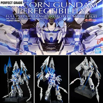 Оригинальный Модельный Комплект Bandai Gundam PG UNIORNG GUNDAM PERFECTIBILITY 1/60 nime Фигурка В Сборе Модель Игрушки в Подарок для Мальчиков