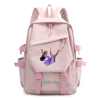 Disney Encanto Для девочек, Детские Сумки для школьных книг, Женский рюкзак для подростков, Дорожный рюкзак Mochila Escolar